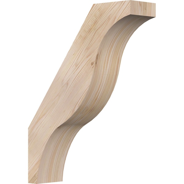 Ekena Millwork 5 1/2"W x 20"D x 26"H Funston Smooth Knee Brace, Douglas Fir BRC06X20X26FST00SDF - main